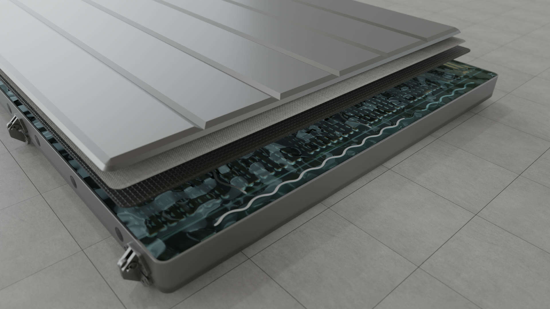 MEG50 module cooling channels