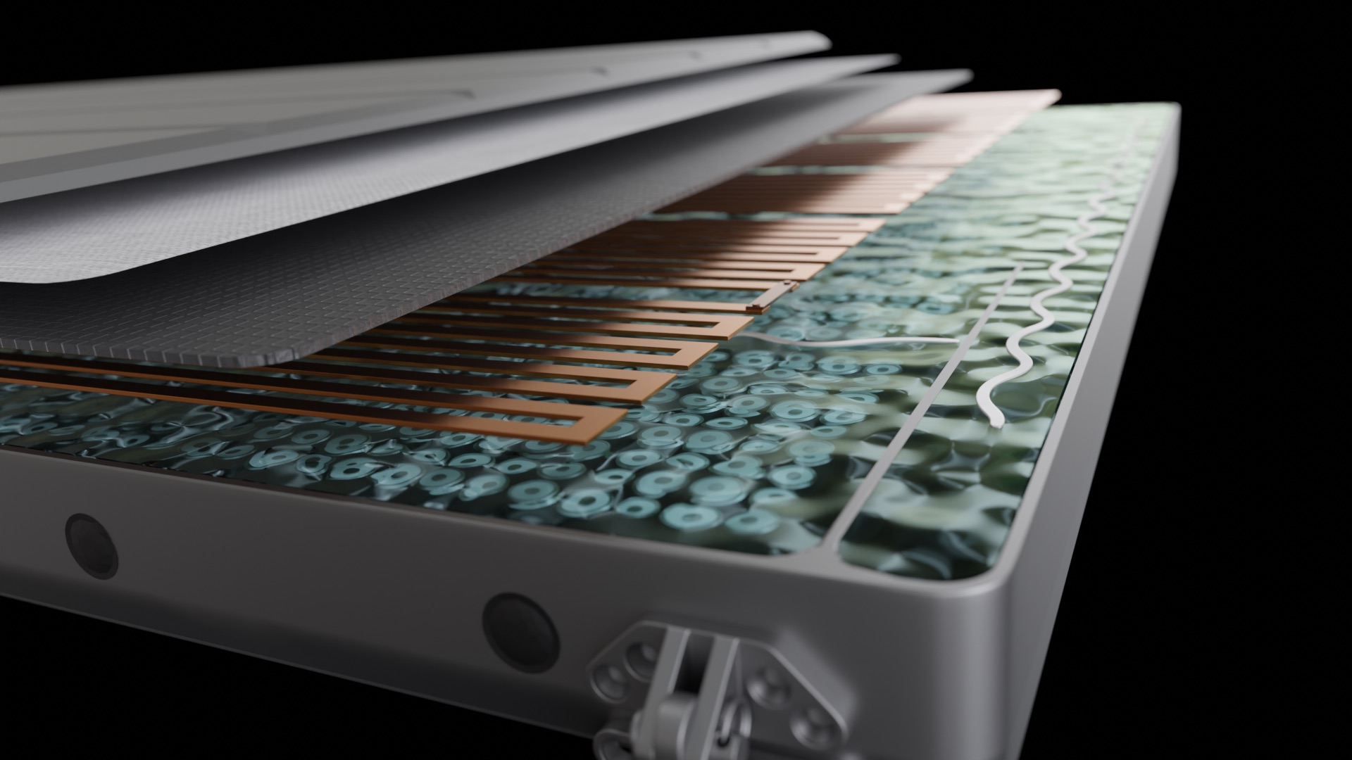 MEG50 module exploded render
